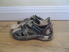 boys CALI GEAR SKETCHERS BOYS lightweight green/beige SANDLES UK SIZE 4