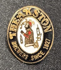 Theakston brewery pin badge - theakston,