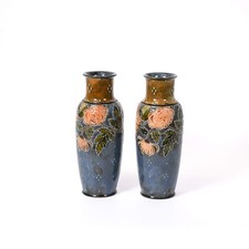 Pair of Royal Doulton Lambeth