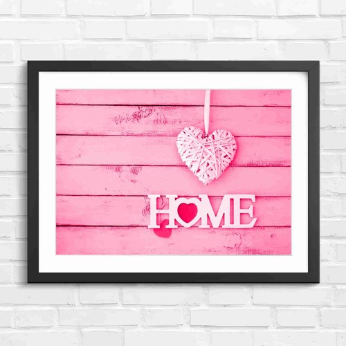 White heart home shabby chic - heart,