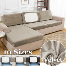 Stretch Velvet Sofa Cushion