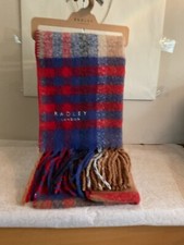 Radley Fluffy Check Scarf -