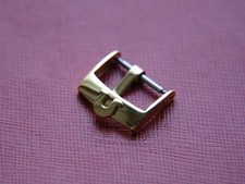 16mm Gold Plated watch Strap Buckle for Omega