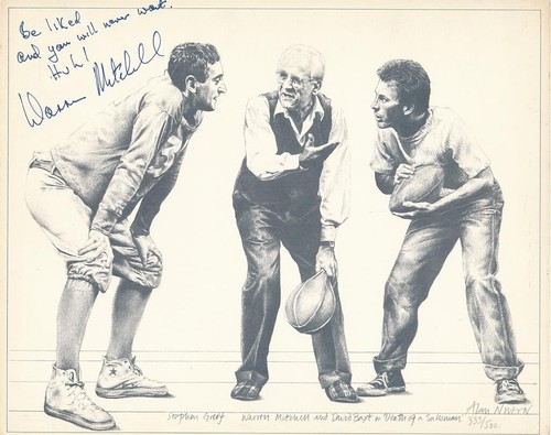 Warren mitchell signed - mitchell-,