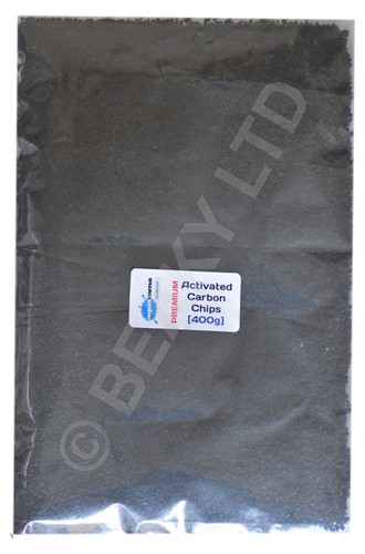 Activated carbon chips - activated,