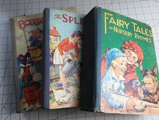 Vintage childrens annuals - 3x,