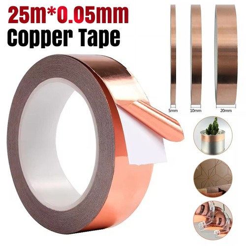 25m adhesive copper slug tape - adhesive,