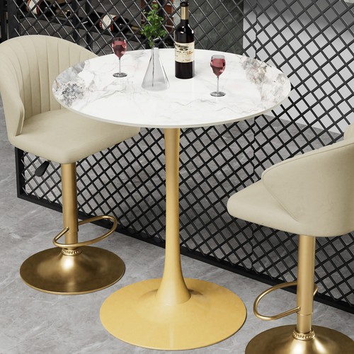 Slate top round dining - 30",
