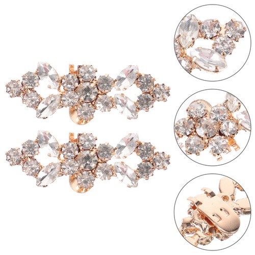 2pcs stylish rhinestone shoe - 2pcs,