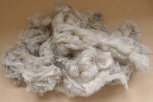 Raw fibre 100 grey shetland - 100%,