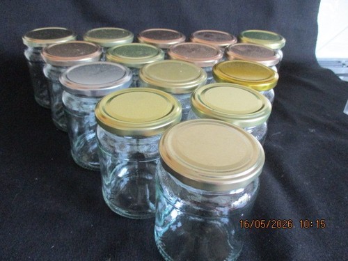 Honey glass jars - with, lids
