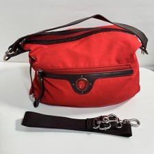 Tommy Hilfiger Red Handbag Shoulder Crossbody Pockets Zipped Detachable Strap