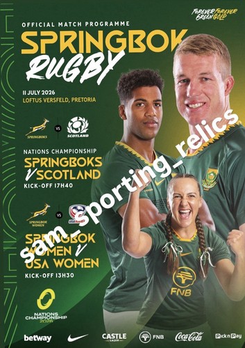 Springboks scotland - springboks, v