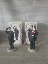 Vintage 1997 The Leonardo Collection Stan Laurel & Oliver Hardy Figures
