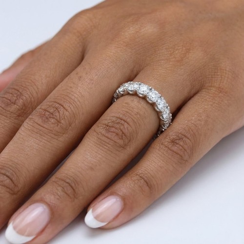 Solid 18k gold eternity - solid,
