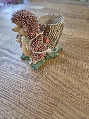 Vintage ceramic hedgehog - vintage,