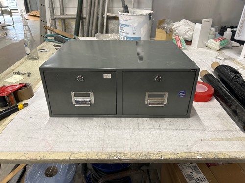 Bisley two draw - , cabinet