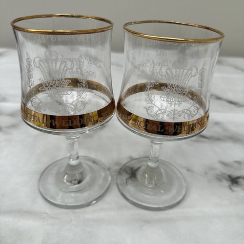 Royal wedding wine glasses the - royal,