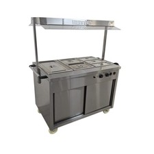 Heittox 6 Pan Wet Bain Marie With Heated Gantry