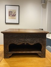 Antique Carved Blanket Box