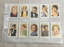 Park Drive Cigarettes - Stars of Screen & Stage  1935 - 48 Cards