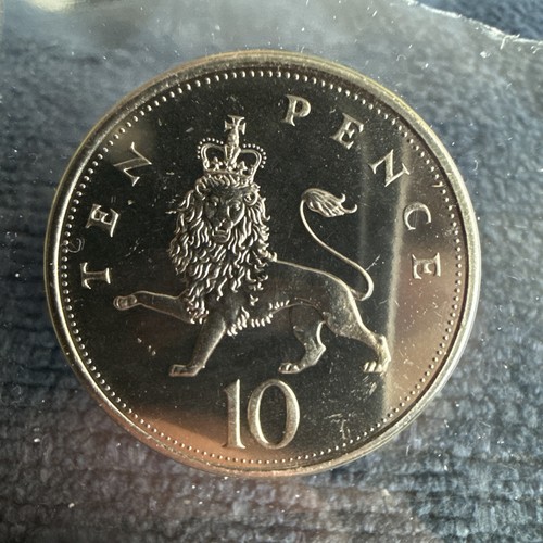 1992 large ten pence coin - 1992,