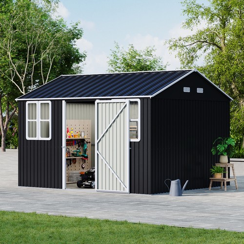 12x10ft large metal garden - 12x10ft,
