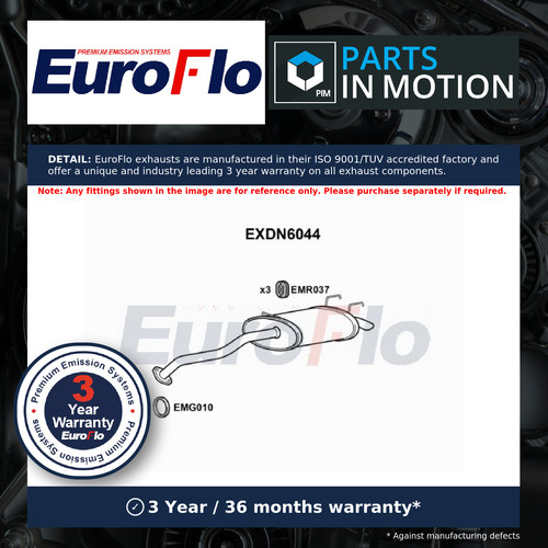 Exhaust back rear box - back, /