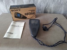 Vintage Sony Watchman 2.2 LCD Colour Portable TV Working FDL-E22U 