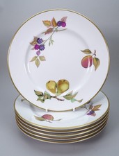 6 Royal Worcester Evesham Gold