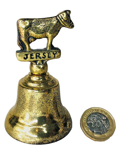 Brass bell jersey cow vintage - bell,