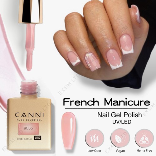 French manicure nail gel - french,