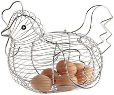 Chicken Shaped Chrome Wire