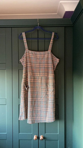 Black brown check - &,