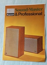  Heco Loudspeakers Flyer and Price list 1971 Soundmaster/Professional/Amplifiers