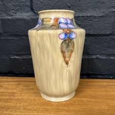 Cranston Pottery Tube Lined Decorated Vase As Found B109