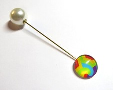 STICK PIN - 18mm glass