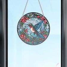 Stained Glass Hanging Panel