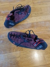 Five Ten (5.10) Anasazi made in USA men Climbing shoes Suede Burgundy UK 11 EU46