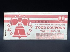Vintage empty food - stamp, book