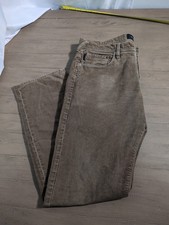 Paul Smith Jeans Brown Corduroy Size 32s Mens Button Fly