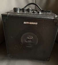 Art + Sound Bluetooth Speaker ,Microphone Input For MC , DJ, Karaoke.Loud,Lights