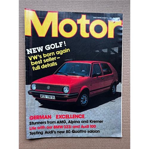 Golf motor magazine - motor, august