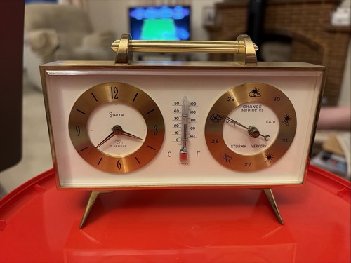 Swiza vintage alarm clock - vintage,
