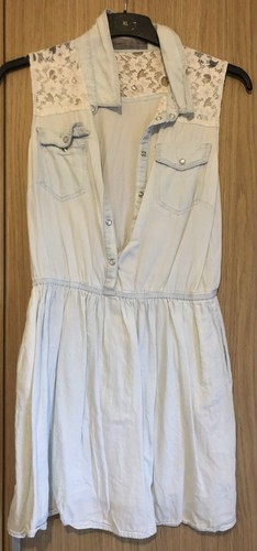 Light denim dress size - denim,