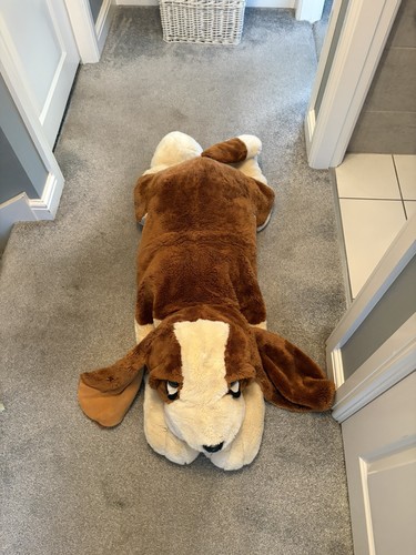 Huge saint bernard teddy bear - huge,