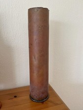 WW1 Brass Shell Case Plain