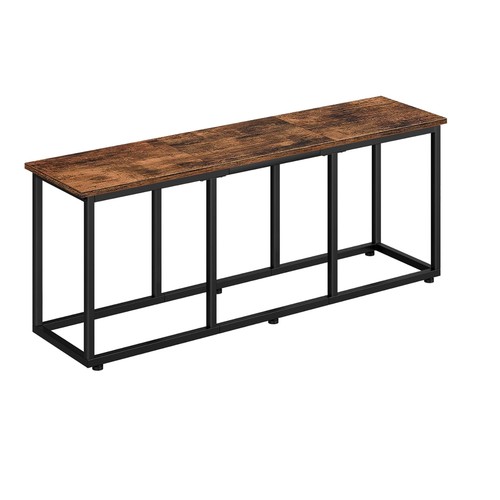 120cm rustic brown black - brown, metal
