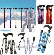 Easy Adjustable Folding Cane