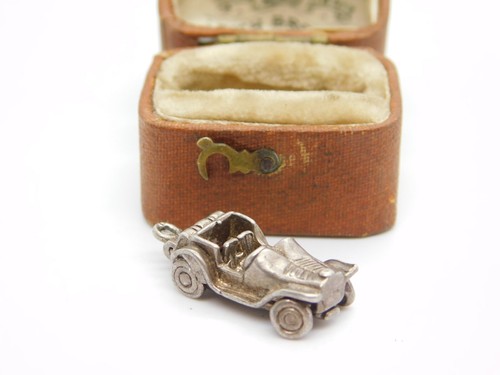 Sterling silver vintage motor - vintage,